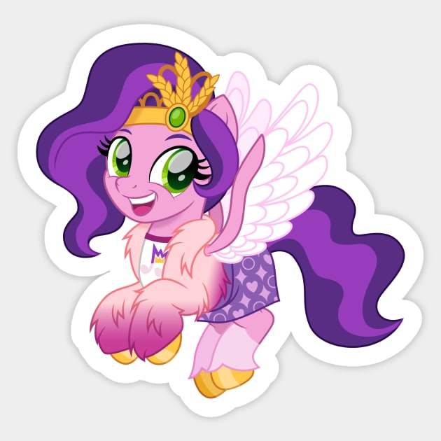 Pipp Petals in EQG outfit Sticker by CloudyGlow